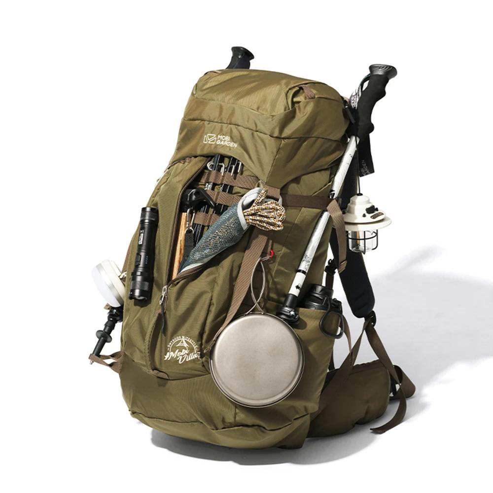 MOBI GARDEN 45L Backpack Waterproof travel backpack Hiking Backpack Ultralight Backpack Camping Mountaineering Backp